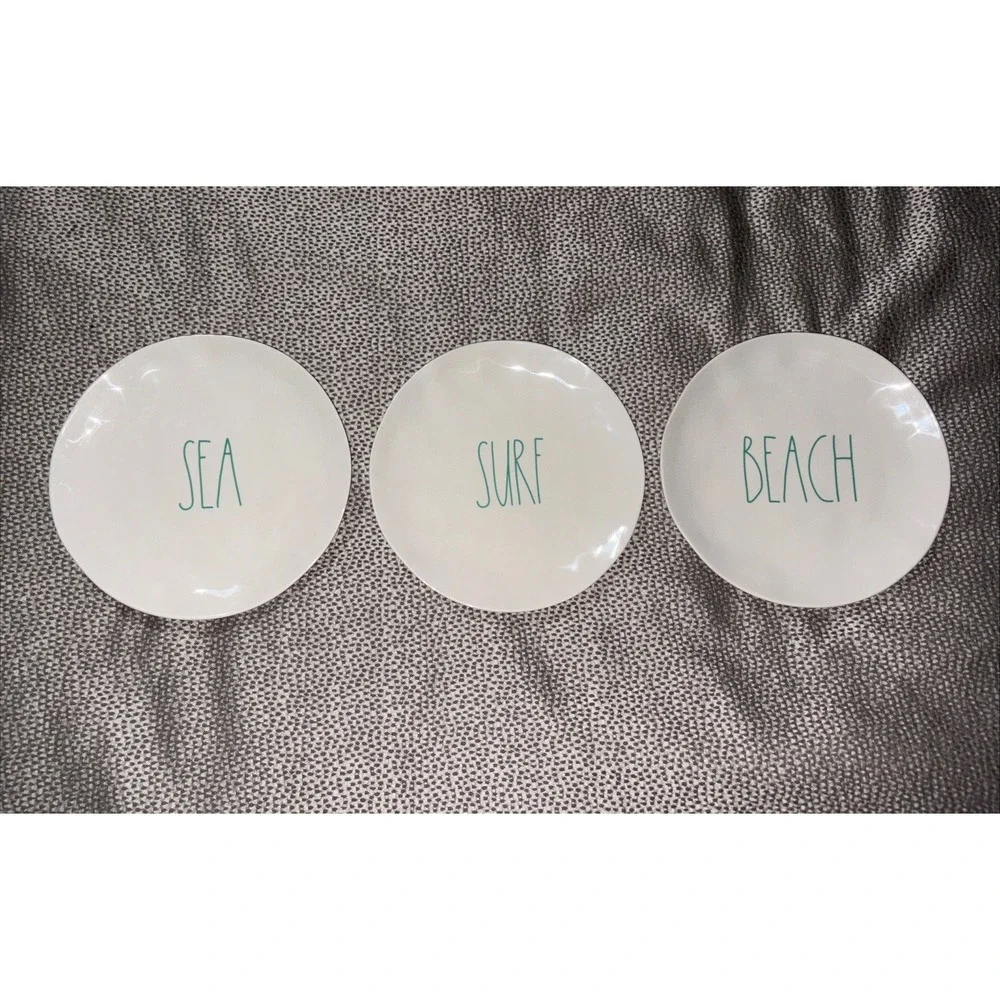 SET OF 3 Rae Dunn Artisan Plates 8